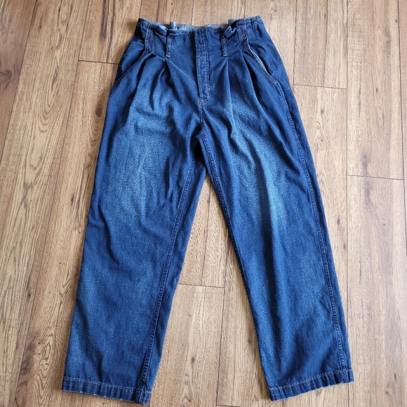 Vintage polo ralph lauren high waist button up wide leg jeans - Picture 2 of 8